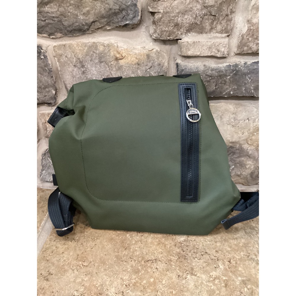 Longchamp Le Pliage Energy Recycled Canvas Backpack Khaki Green 10166HSR892 New